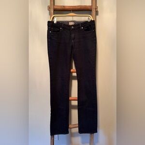 PAIGE Women's Dark Straight Leg Jeans
